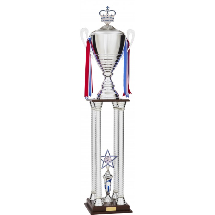 SHOW-STOPPING FOOTBALL TOWER TROPHY - 3 SIZES 3FT, 4FT, 5FT